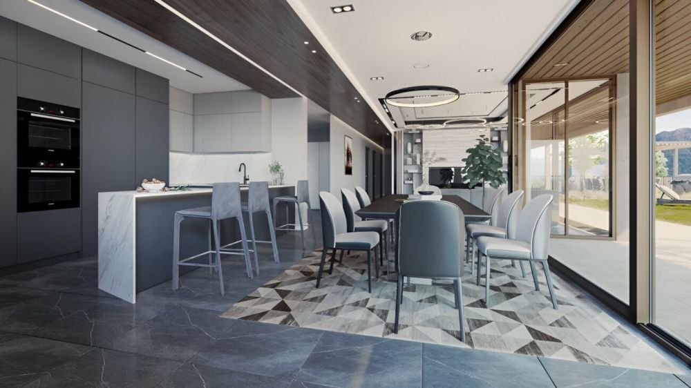 Moderno e prestigioso appartamento di 4.5 locali con terrazza, giardino privato attrezzato e spettacolare vista lago -  Bild 2
