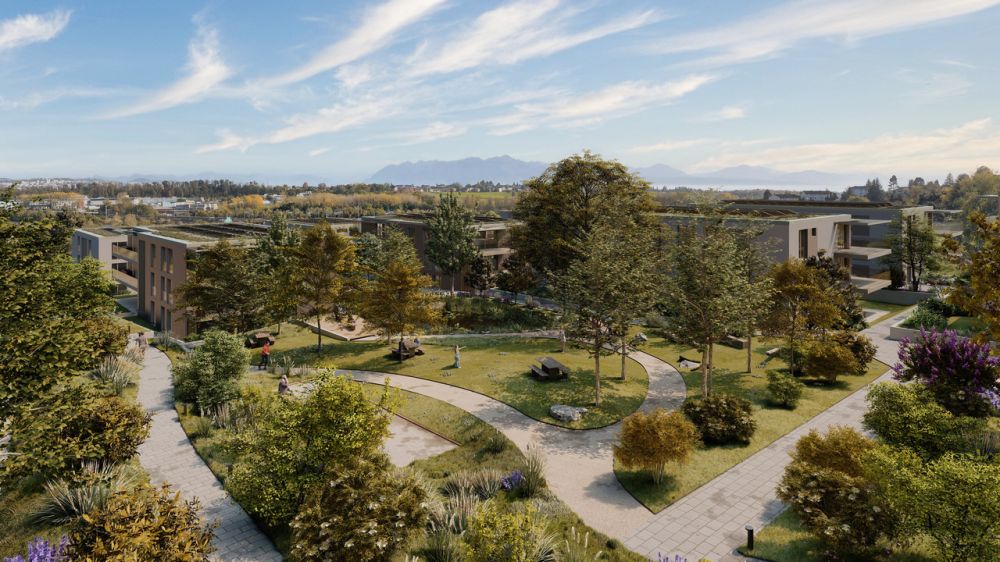 Superbe 3,5 pièces neuf avec terrasse et jardin - Bild 7