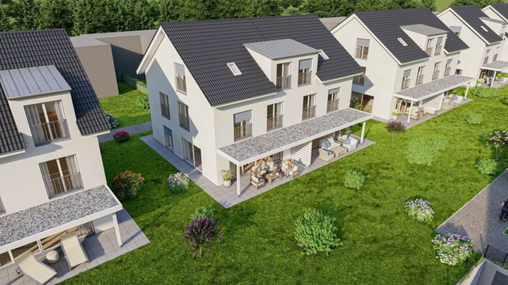 Neubau 6.5-Zi.-Doppeleinfamilienhaus mit Garten in Saland -  Bild 3