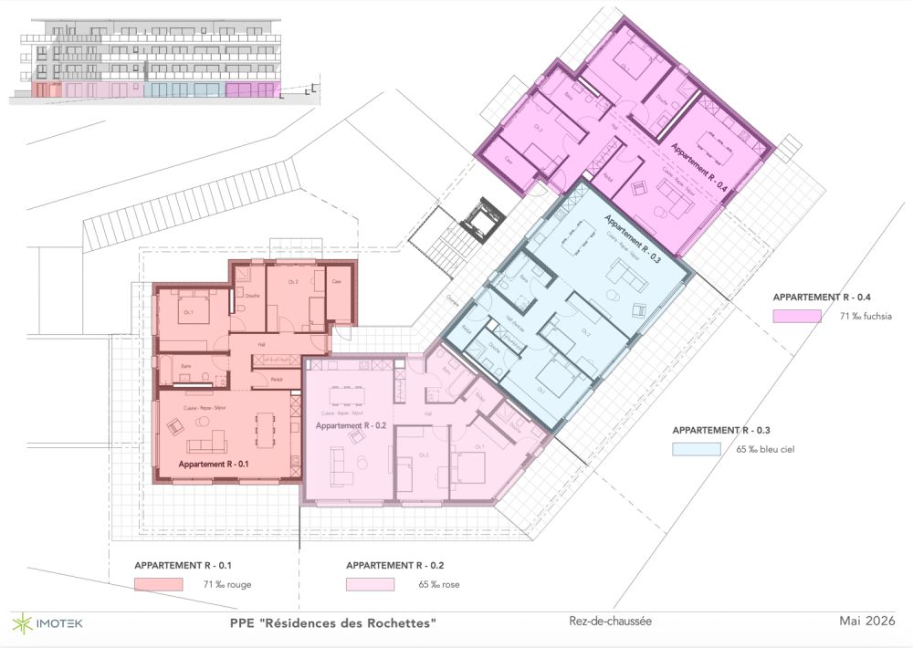 Appartement neuf de 3.5 pièces avec terrasse et jardin -  Bild 8
