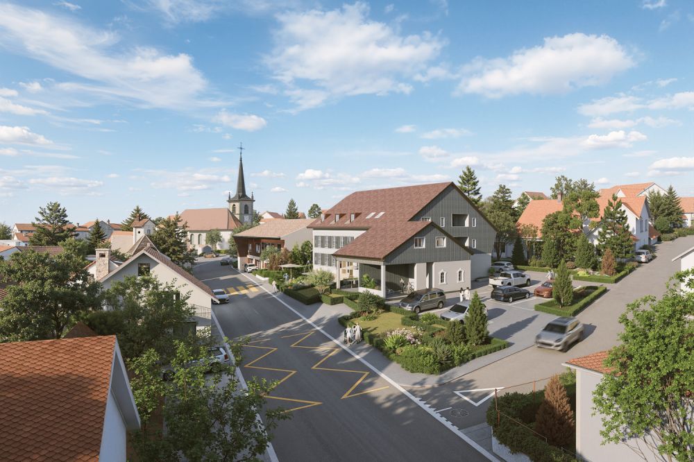 Neue 2,5-Zimmer-Wohnung in Autigny Doppelhaus mit einem Parkplatz (LOT 2) -  Bild 1