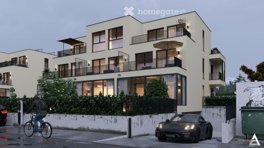 Bau der drei Reihenhäuser begonnen: Das Mittelhaus wartet auf Sie! - Bild 1