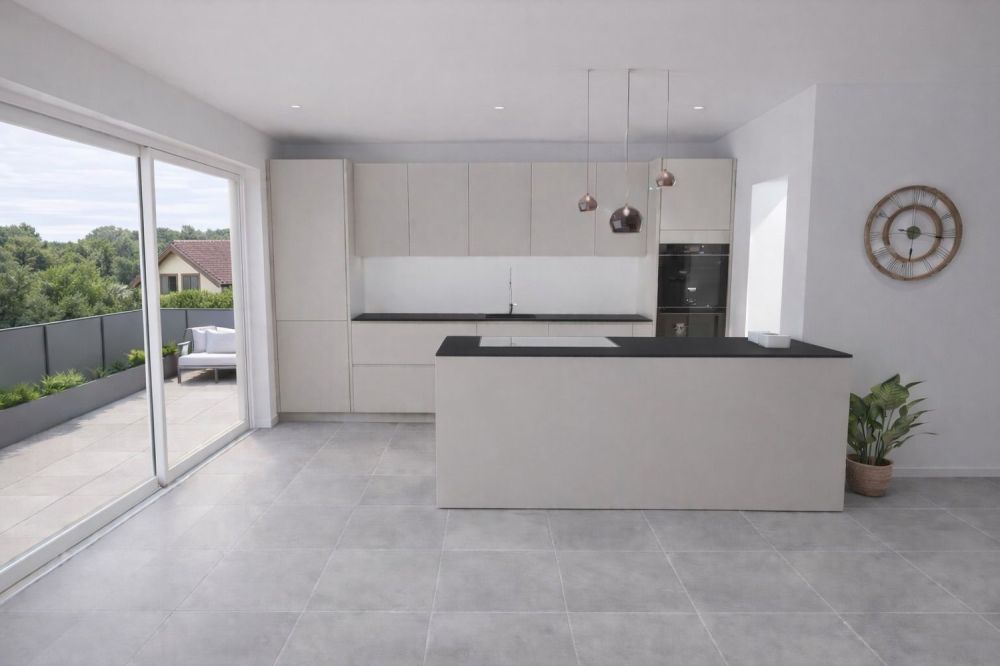 Duplex 5,5 pièces (côté gauche) de standing - vis-à-vis nature et cours d'eau - Corban - Image 2