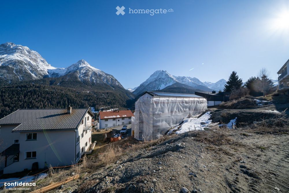 Exklusives Neubau-EFH mit Panorama in Scuol – Erstwohnsitz in Top-Hanglage -  Bild 1