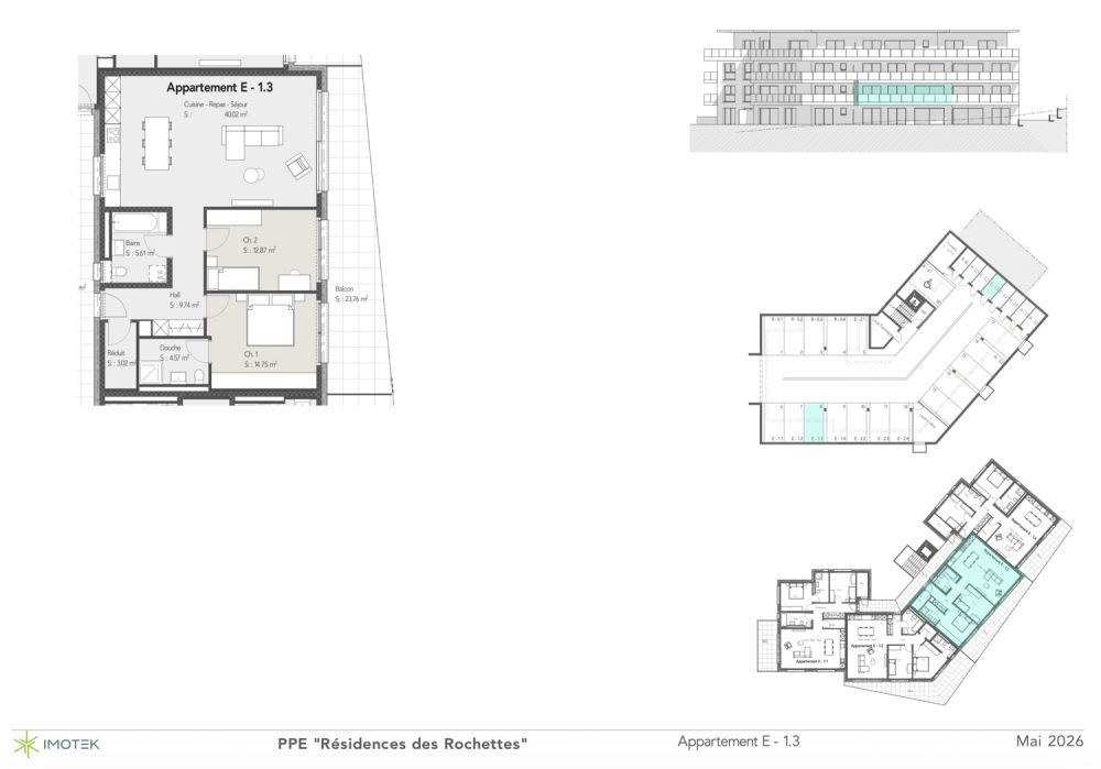 Appartement neuf de 3.5 pièces avec terrasse et jardin -  Bild 13