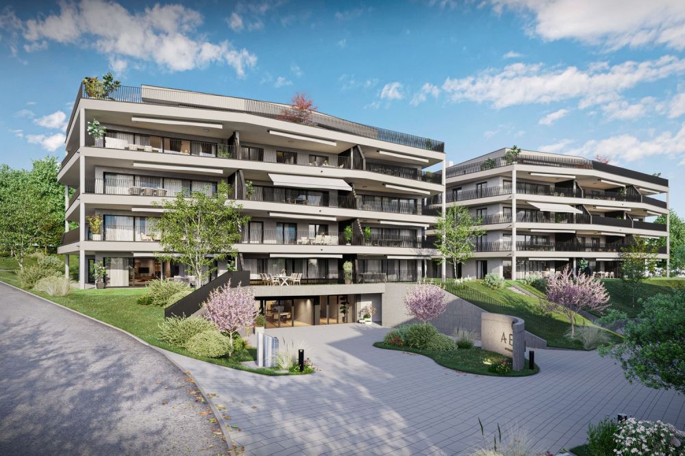 Neubau AEON: Exklusives Wohnerlebnis an erhöhter Lage am Hallwilersee - Walde Immobilien AG