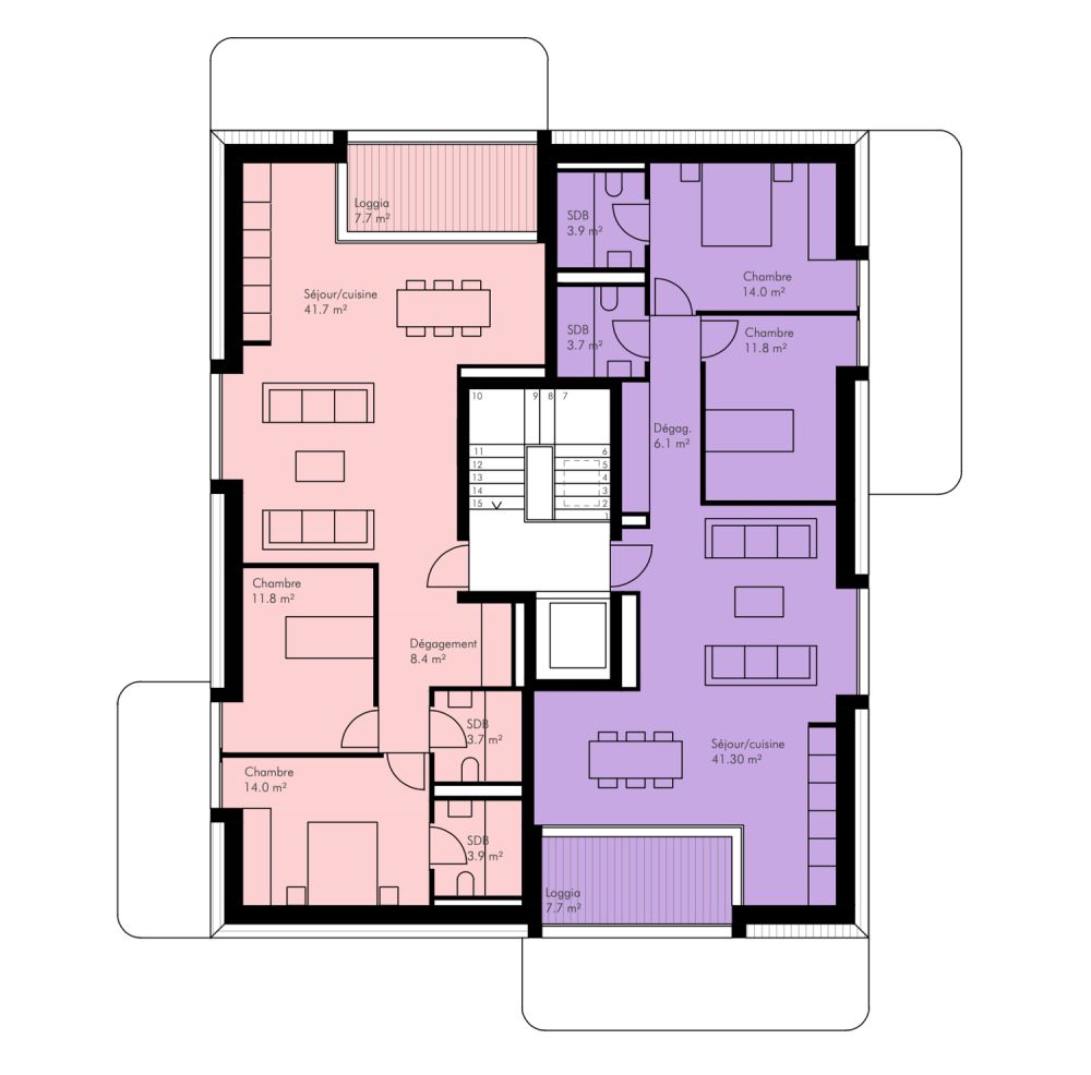 Résidence Hélia - dernier étage ! -  Bild 9
