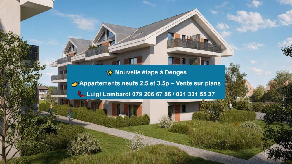 3.5 pièces neuf avec balcon à Denges -  Bild 1