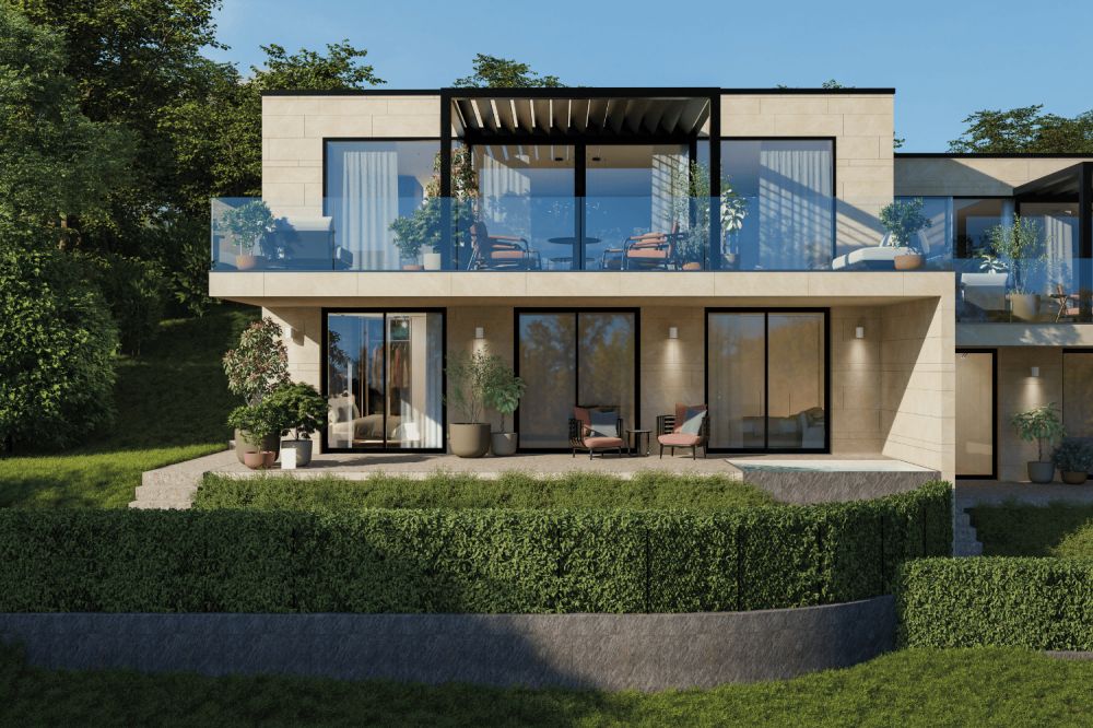 Moderne Villa mit Panoramablick in Collina d'Oro -  Bild 1