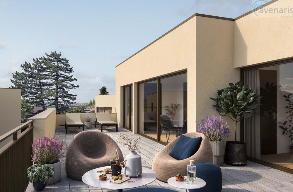 Exklusive Villen mit Aussicht und 65- 80m2 Zusatzfläche im UG - Terrasse Visualisierung
