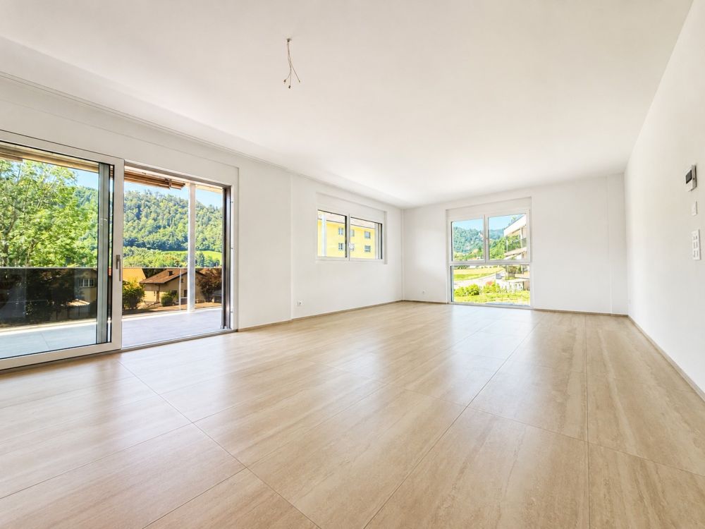 Erstvermietung: Moderne 4.5-Zimmer-Neubau-Wohnung mit Terrasse und schöner Aussicht in Trimbach -  Bild 2