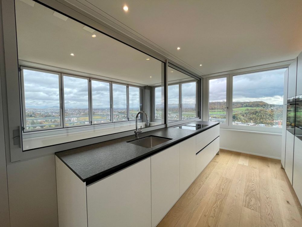 Rhyfall Tower | 5.5 Zimmer Wohnung in obersten Etagen mit Rheinfall Panorama -  Bild 1