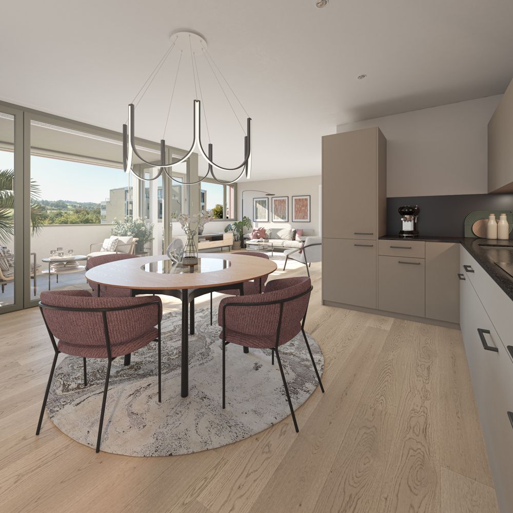 Chöpplishus - Wohnen mit Stil - Visualisierung Musterwohnung