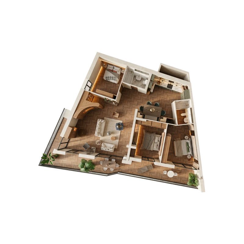 NEUF  RDC terrasse 4.5 pièces spacieux et proche des stations  lot 201 -  Bild 7