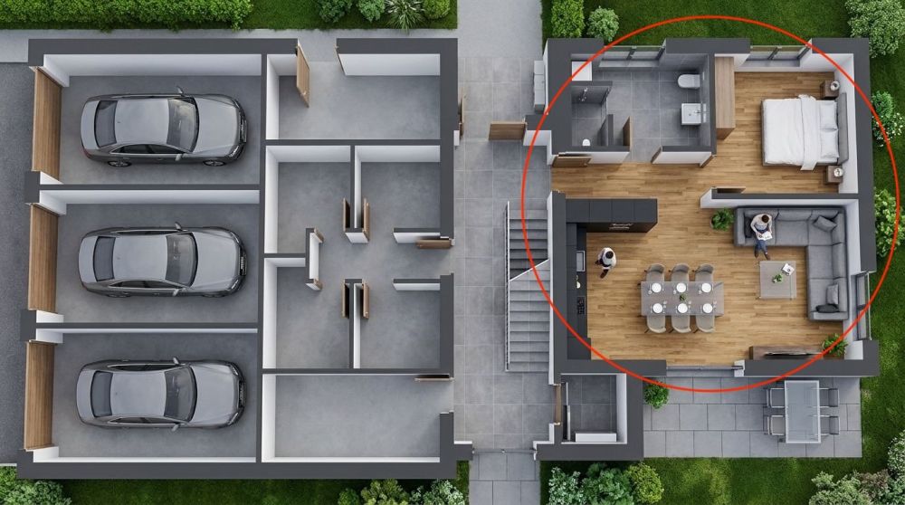 Neubauprojekt: Moderne 2.5-Zimmer-Wohnung mit Terrasse in Salgesch -  Bild 1