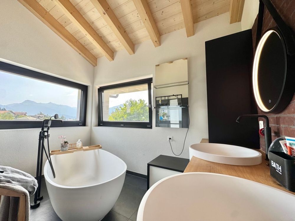 Maison neuve à Lens avec jardin et vue panoramique sur les montagnes et le lac - Bild 4