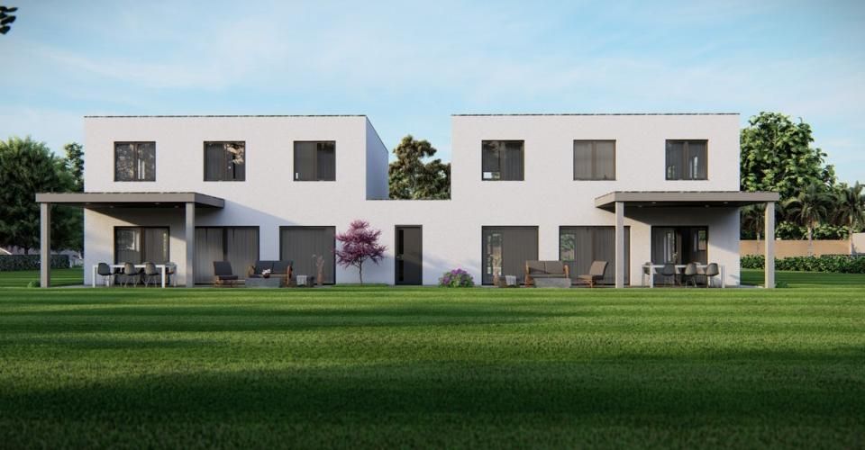 Villa jumelée neuve au centre de Courtedoux - Maison 5.5 pièces - image - 1