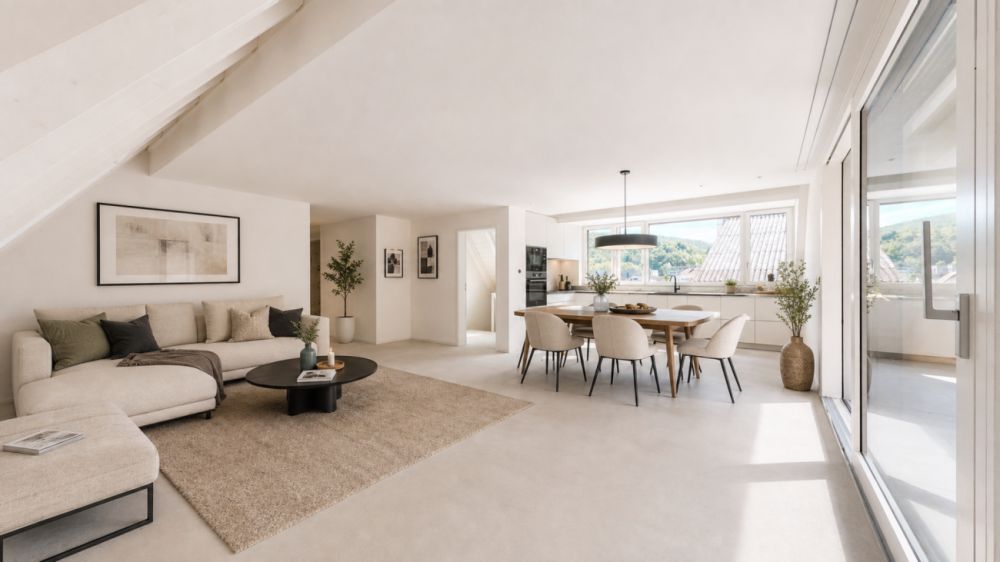Wohnen im Dorf - Neubau 3.5-Zimmer-Maisonettewohnung -  Bild 2