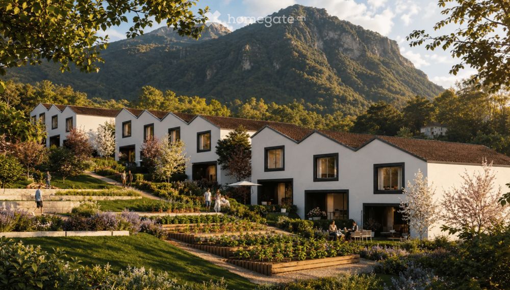 10 villas familiales dans les hauteurs des Evouettes -  Bild 6