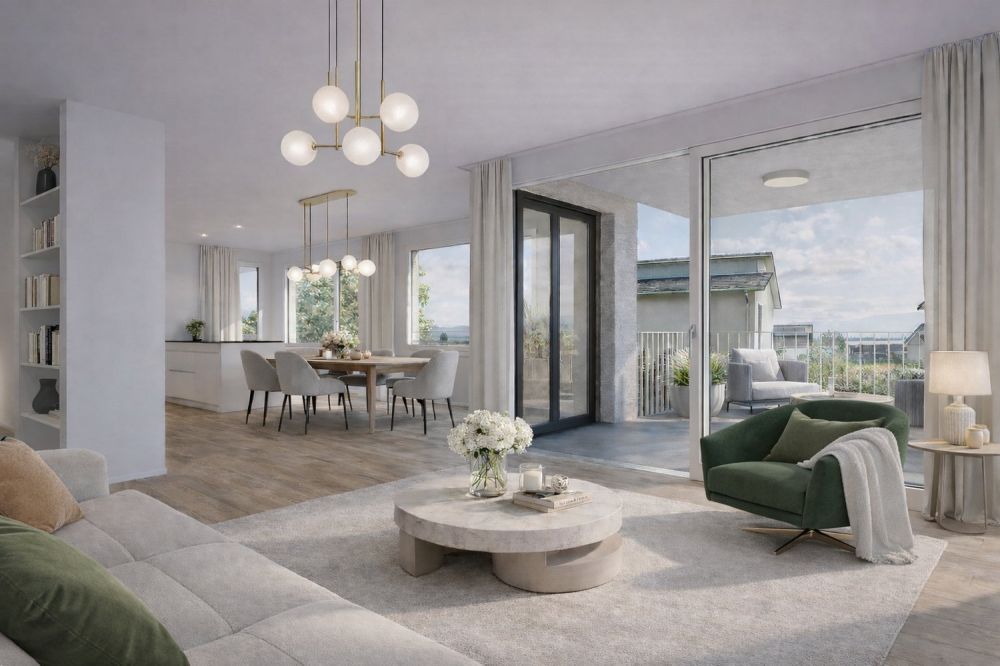 Freistehendes 6½-Zimmer-Einfamilienhaus (Neubau) nur 20 Min. von Zug entfernt -  Bild 1
