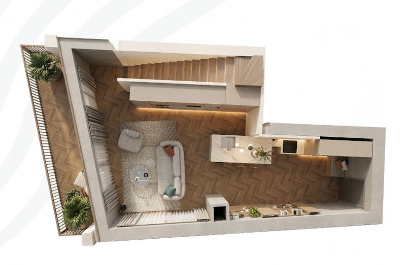 NEUF  Duplex 4.5 confortable avec vue à couper le souffle  lot 304 -  Bild 4