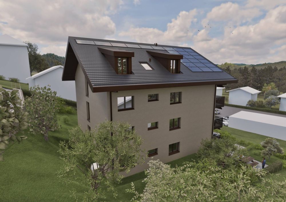 Magnifique appartement neuf de 4 au rez supérieur avec 2 balcons, jardin privatif et vue dégagée - Bild 8