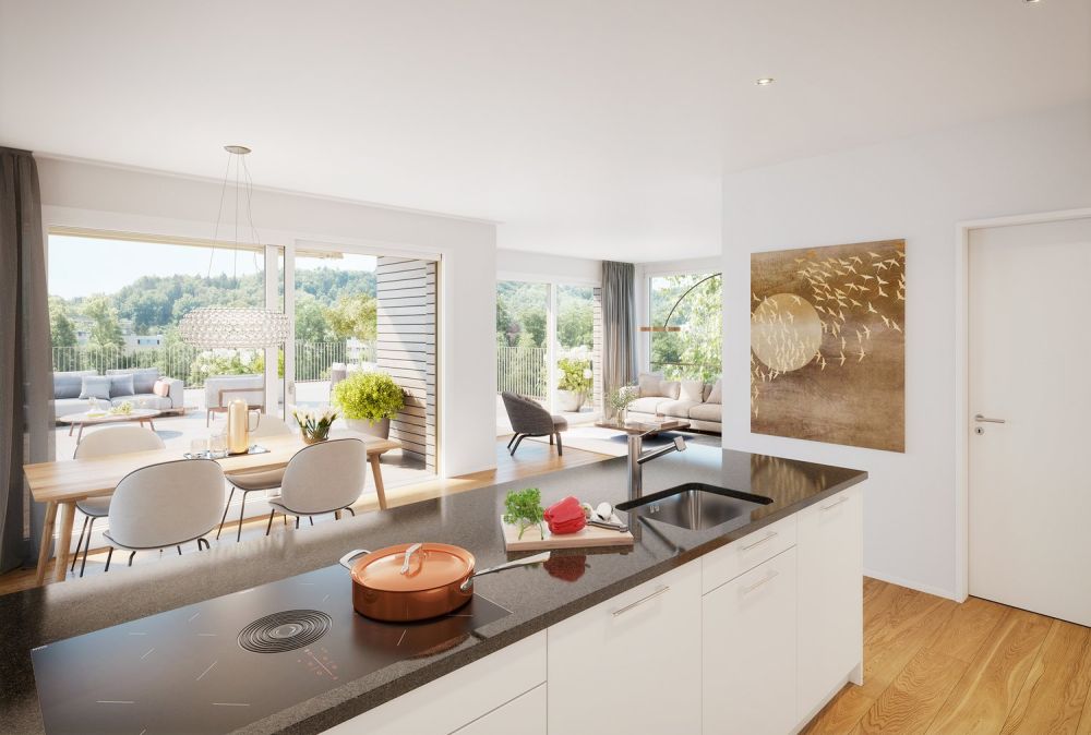 Exklusives Wohnen mit Blick auf die Limmat in Nussbaumen - Bild 5