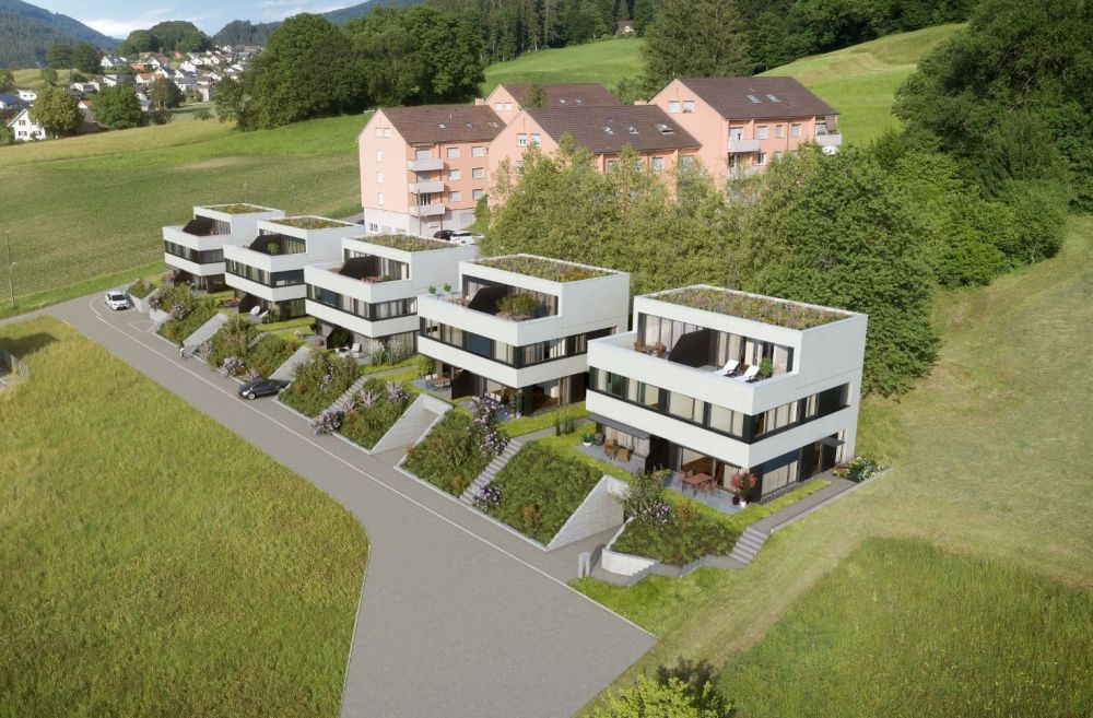 Neubau 5 1D2-Zimmer-Einfamilienhäuser mit Tiefgarage - Image 2