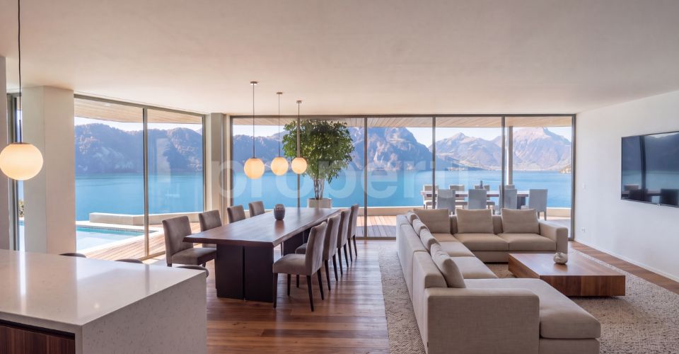 Laurus · Villa, Seesicht, Pool, Attika · Neubau in Weggis - Villa 10 pièces - image - 2