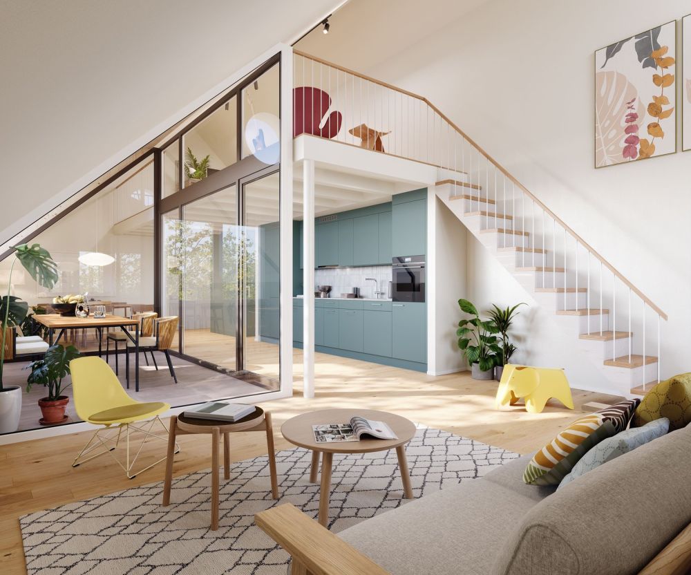 B3 | NEUBAU 3.5-Zimmer-Wohnung, 2. Obergeschoss / Galerie -  Bild 2