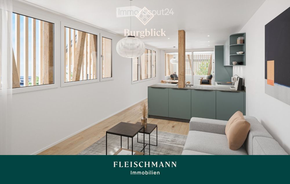 Wohnen auf zwei Ebenen mit gedecktem Aussenbereich -  Bild 1