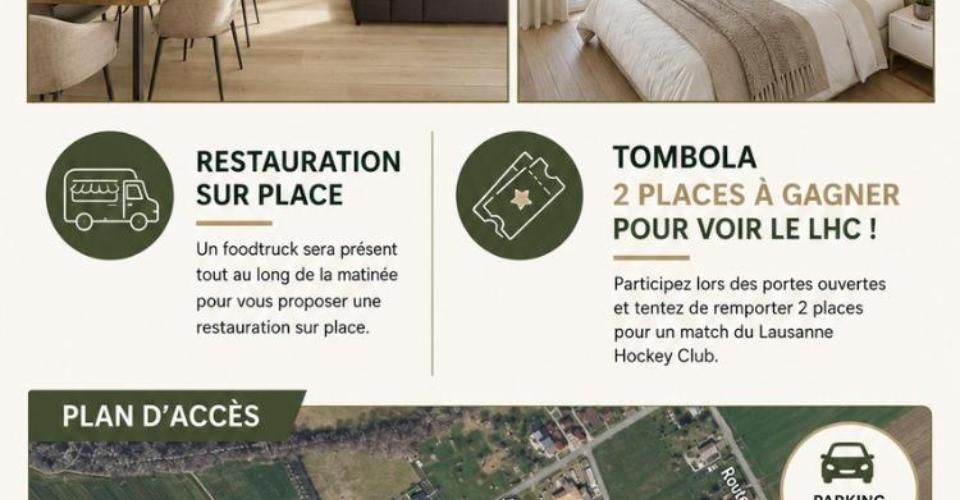 Gletterens- Villas Familiales neuves dans un cadre bucolique. - Maison contiguë 5.5 pièces - image - 2