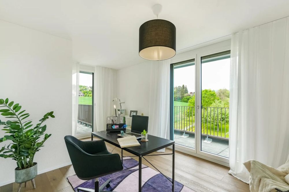 Attikawohnung mit viel Privatsphäre, Blick ins Grüne und 97 m² Terrasse -  Bild 8
