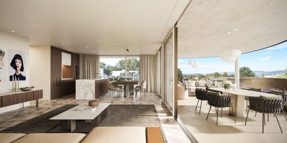 Hochwertige Neubauwohnung mit grosszügigem Raumkonzept - Walde Immobilien AG