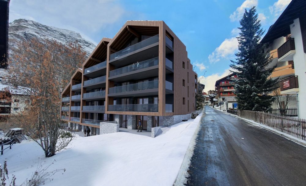 Neubau z'Dufour | 2.5 Zimmerwohnung | 4. OG |Erstwohnsitz - Vis_1 Holz dunkel