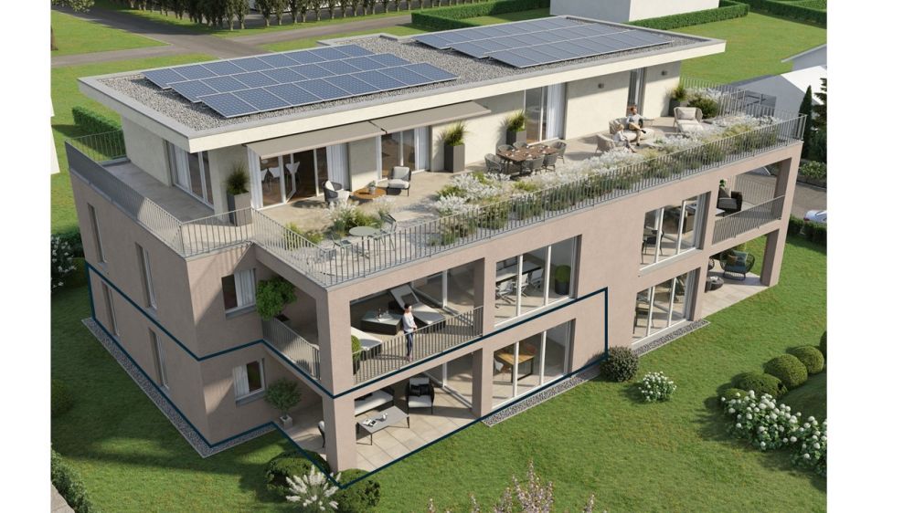 HELL, GERäUMIG UND MODERN MIT GROSSEM PRIVATGARTEN / WOHNUNG BS1 -  Bild 1