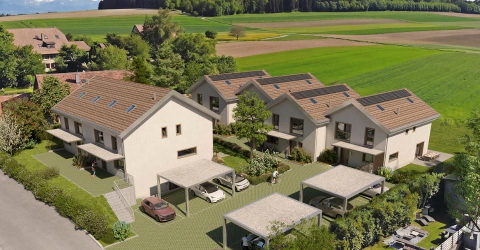 NOUVEAU PROJET DE 6 VILLAS FAMILIALES À THIERRENS AVEC JARDINS ! - Maison 6.5 pièces - image - 4
