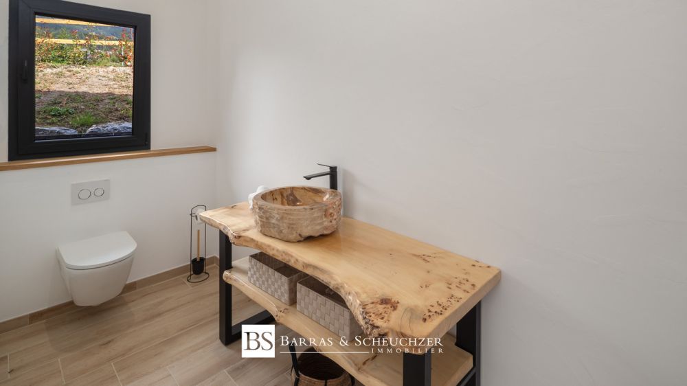 Neues Chalet in einer Wohnresidenz mit außergewöhnlicher Lage - WC visiteurs étage