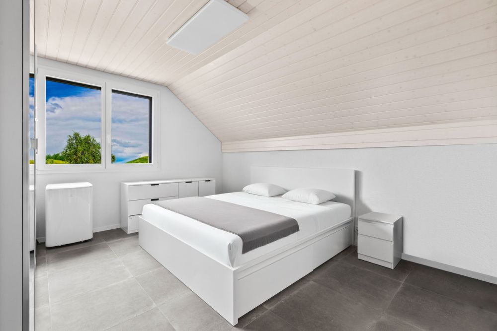 Villa jumelle par garages de 5.5 pièces à Oron-la-Ville - Chambre parentale - Non contractuel