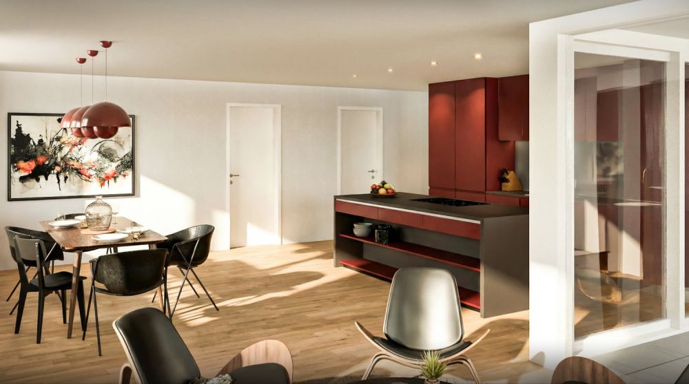 Attraktive 3.5-Zimmer-Neubauwohnung mit Charme und Freiraum -  Bild 2