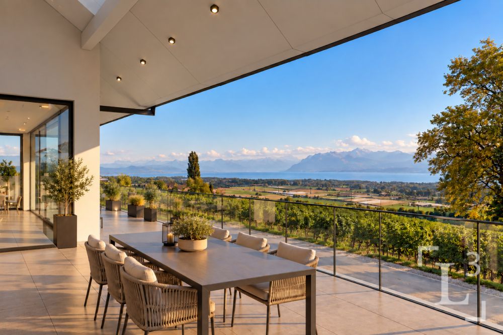 Rare! Villa neuve avec vue spectaculaire sur le lac - Terrasse