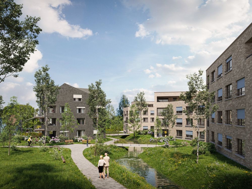 Wohntraum mit Weitblick  exklusive 5.5-Zimmerwohnung mit Dachterrasse - Parkähnliche Umgebung