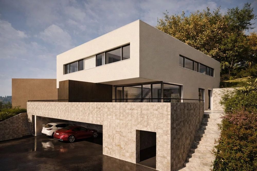 Villa mitoyenne contemporaine avec terrasse à Ursy -  Bild 2