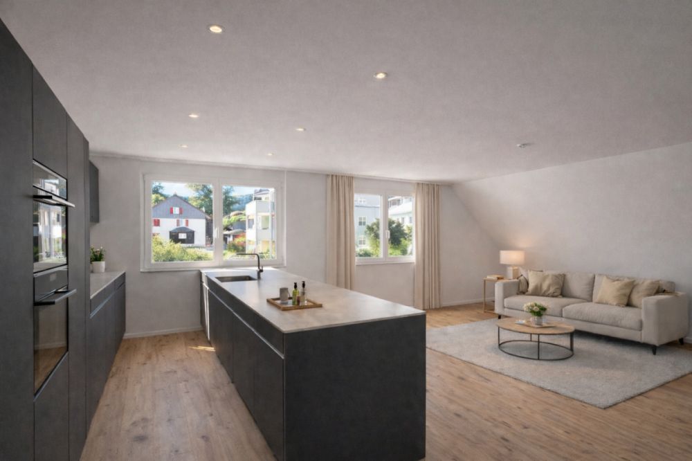 Sehr grosse Traumwohnung mit weitläufiger Terrasse und Weitblick -  Bild 3