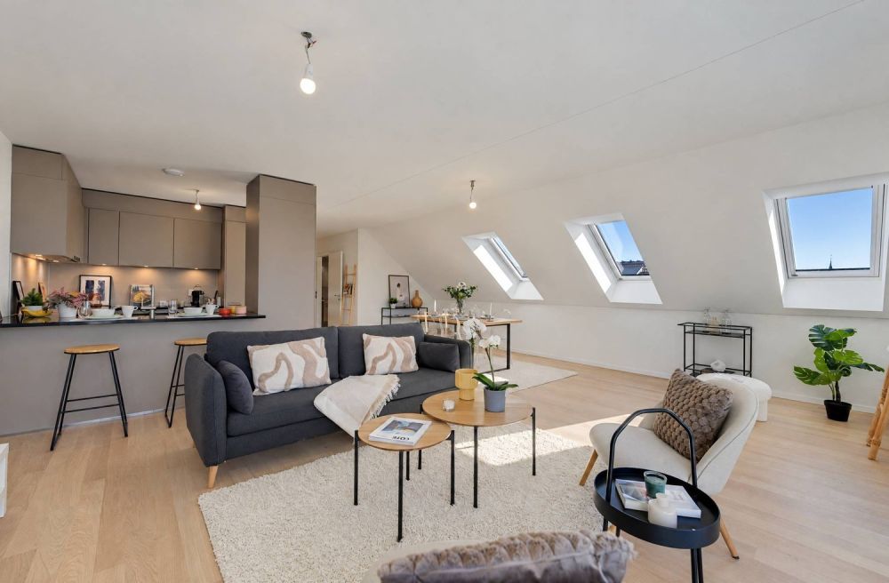 Spacieux duplex neuf au coeur du village - Séjour