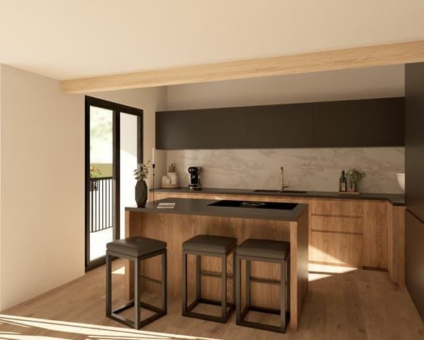 Primavera Saas-Grund. Neue 4.5 Zimmerwohnung, klassische Zweitwohnung ohne Mietv -  Bild 6