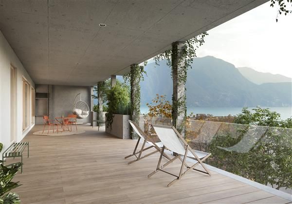 Massagno: 3.5-Zimmer-Wohnung - Terrazzo