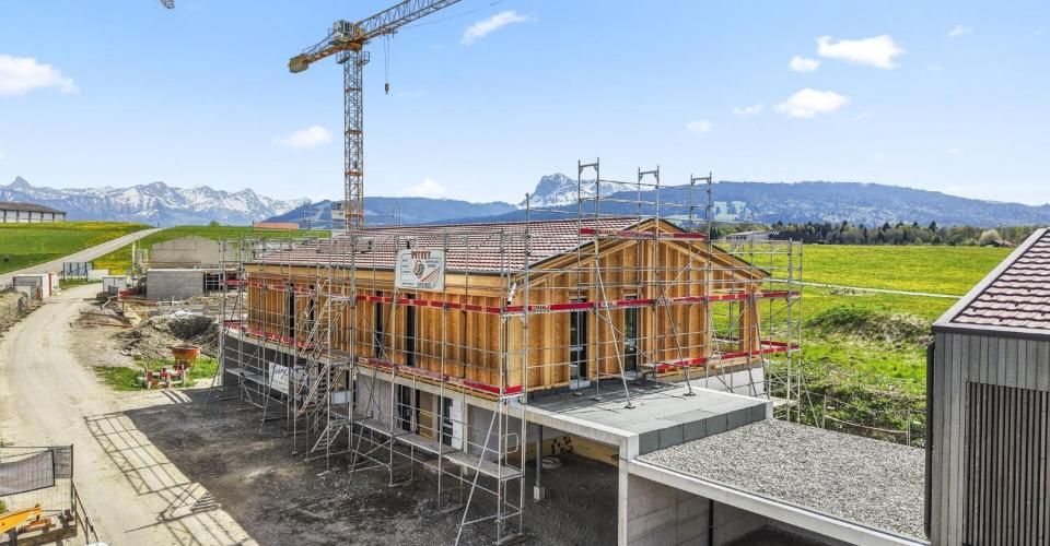 6 Villas jumelées neuves de 5.5 pces à Sâles - Maison jumelée 5.5 pièces - image - 4