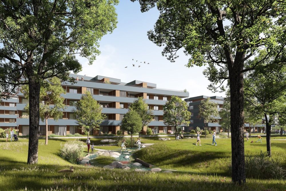 3. Obergeschoss: 4.5-Zimmer-Wohnung Südwest im Weihermattpark -  Bild 4