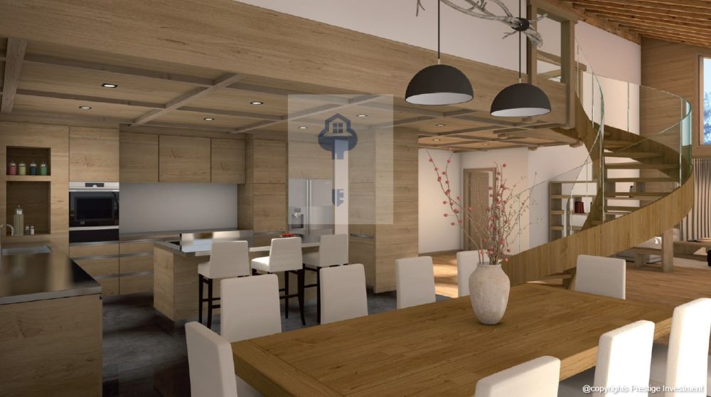 CHALET ALTIMA – 4.5 pces DUPLEX EN SECONDAIRE, au coeur de Crans-Montana - Bild 1